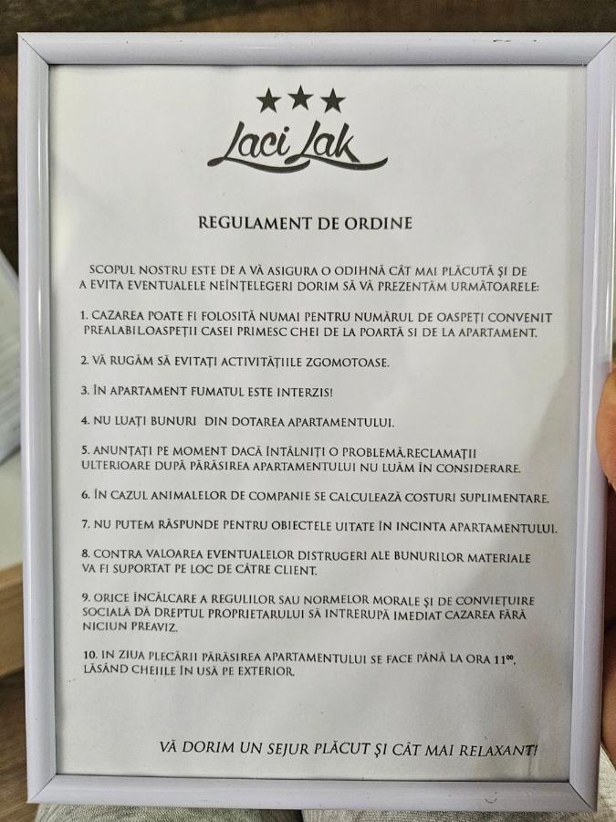 Laci Lak Premium Apartment Oradea Extérieur photo